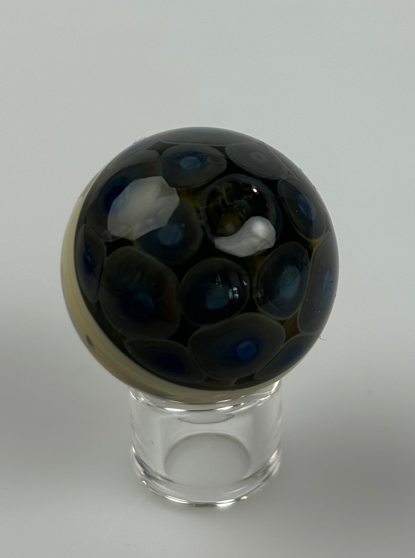 Blue Caramel marble