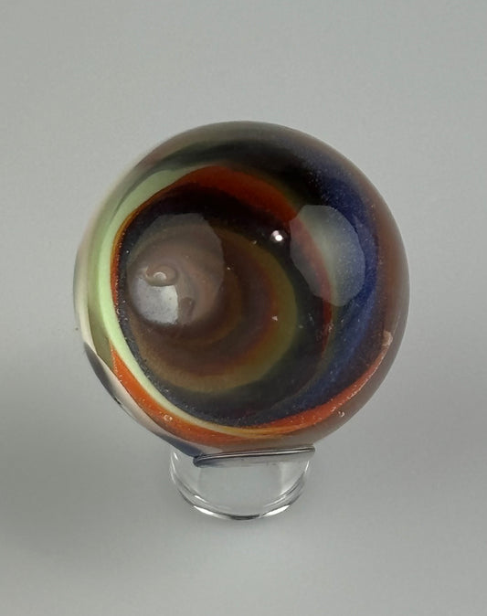 Double rainbow swirl marble