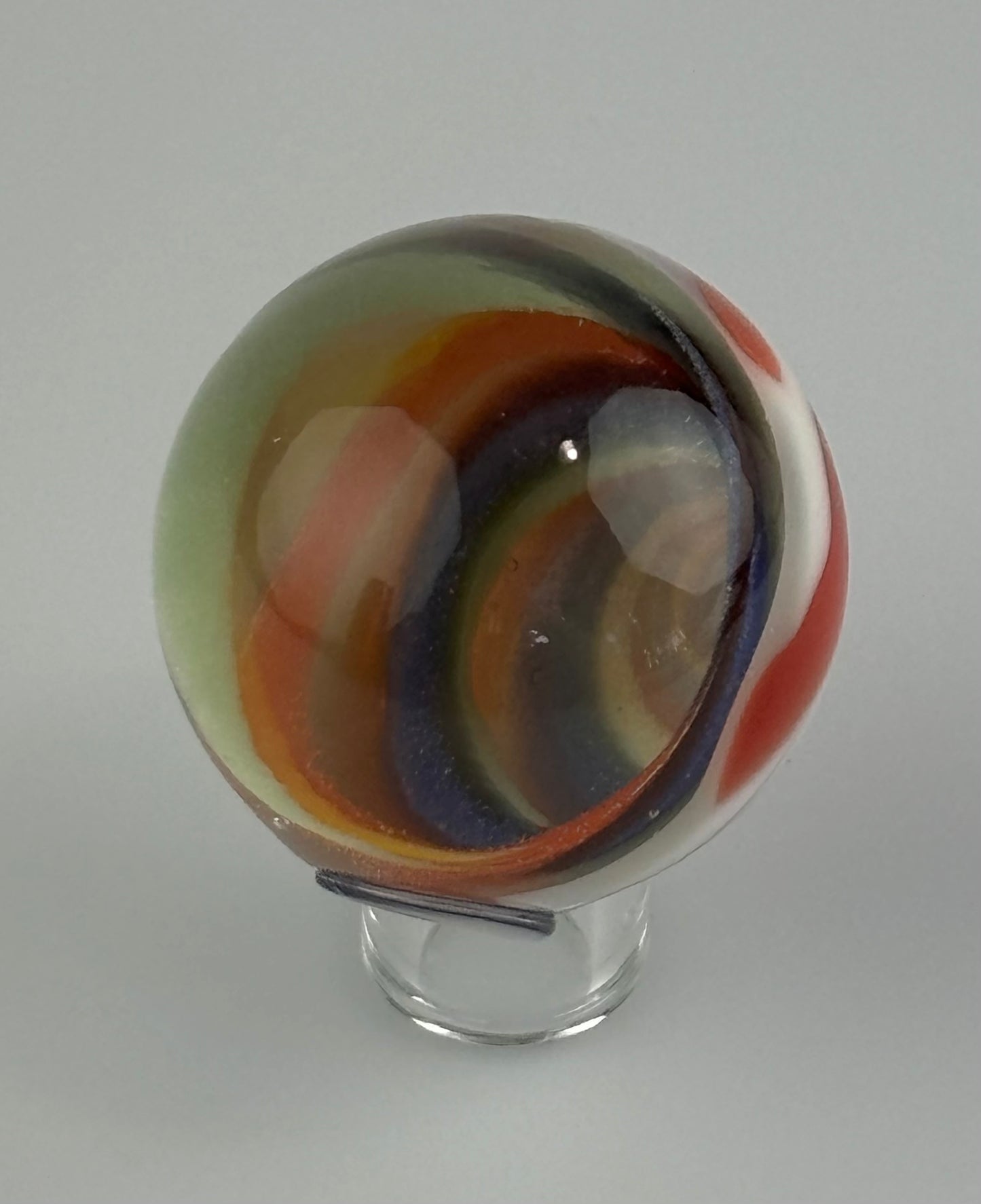 Double rainbow swirl marble