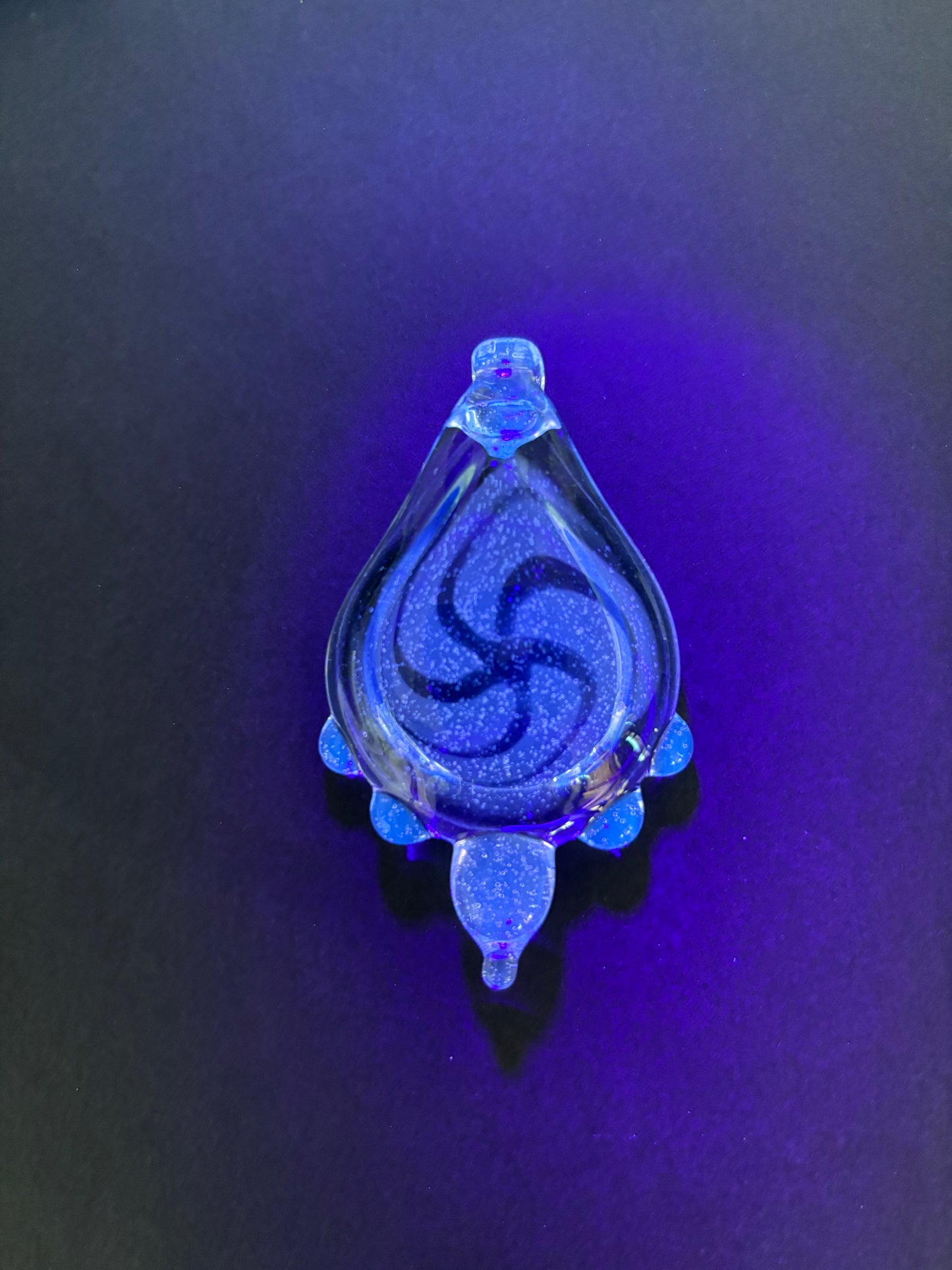 Yin Yang spiral pendant set (UV Reactive)