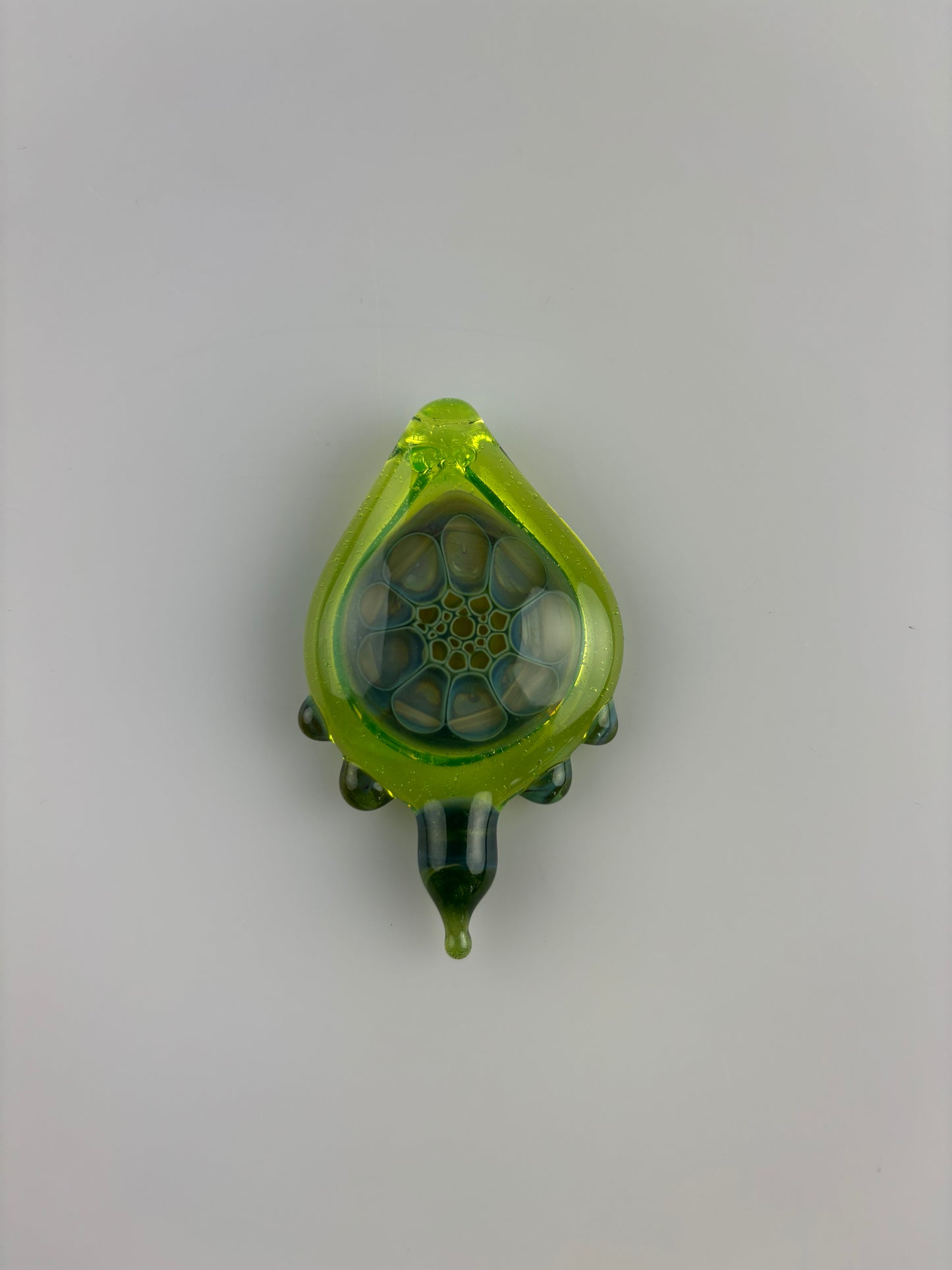 Green Slyme and Jackpot honeycomb pendant