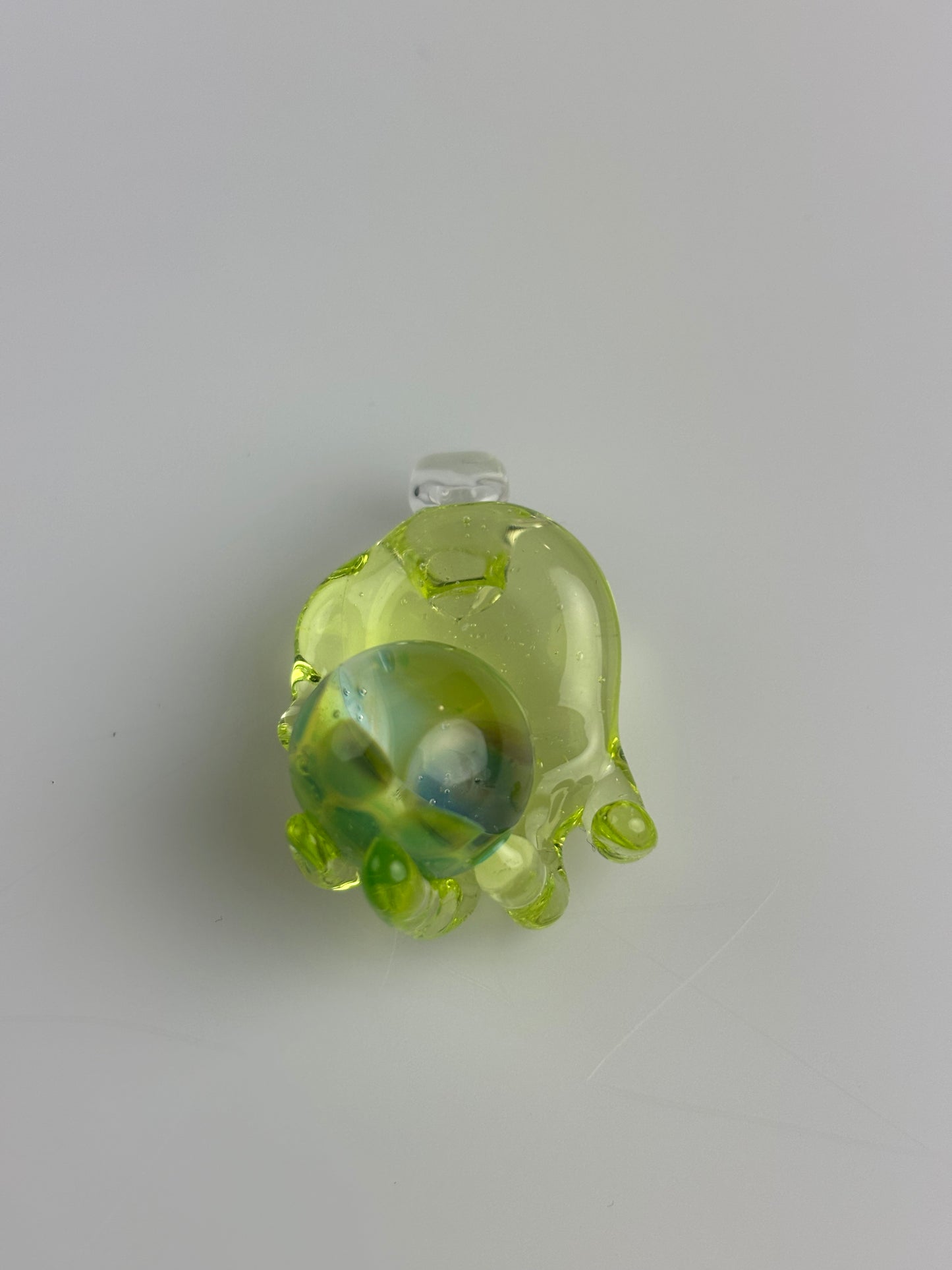 Green Slyme hand pendant